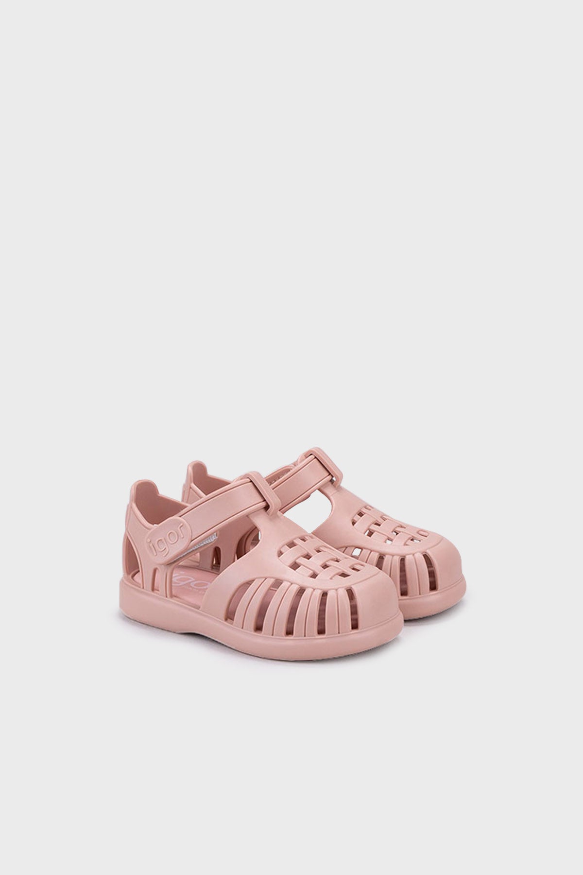 Igor Kaymayı Önleyen Flex Foam Cırtlı Unisex Çocuk Sandalet S10271 PUDRA