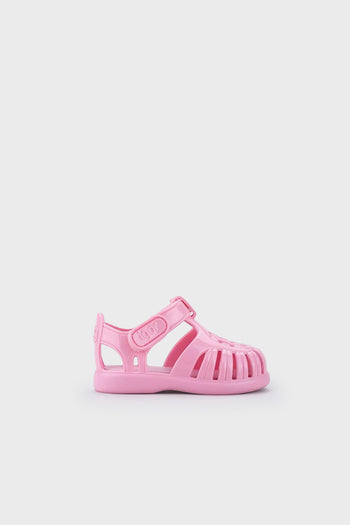 Igor Tobby Gloss Kaymayı Önleyen Flex Foam Cırtlı Unisex Çocuk Sandalet S10311 PEMBE