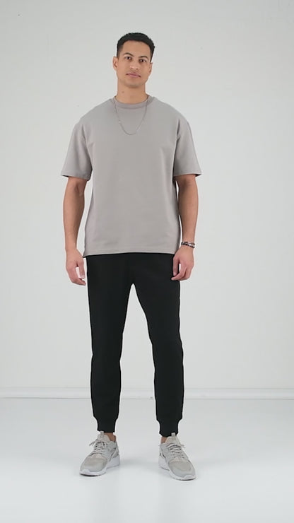 Buratti Pamuklu Bisiklet Yaka Relaxed Fit Basic Erkek T Shirt 5902610 KÜL