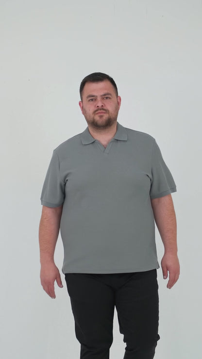 Buratti Büyük Beden Pamuklu Regular Fit Erkek Polo Yaka T Shirt 5902729B AÇIK HAKİ