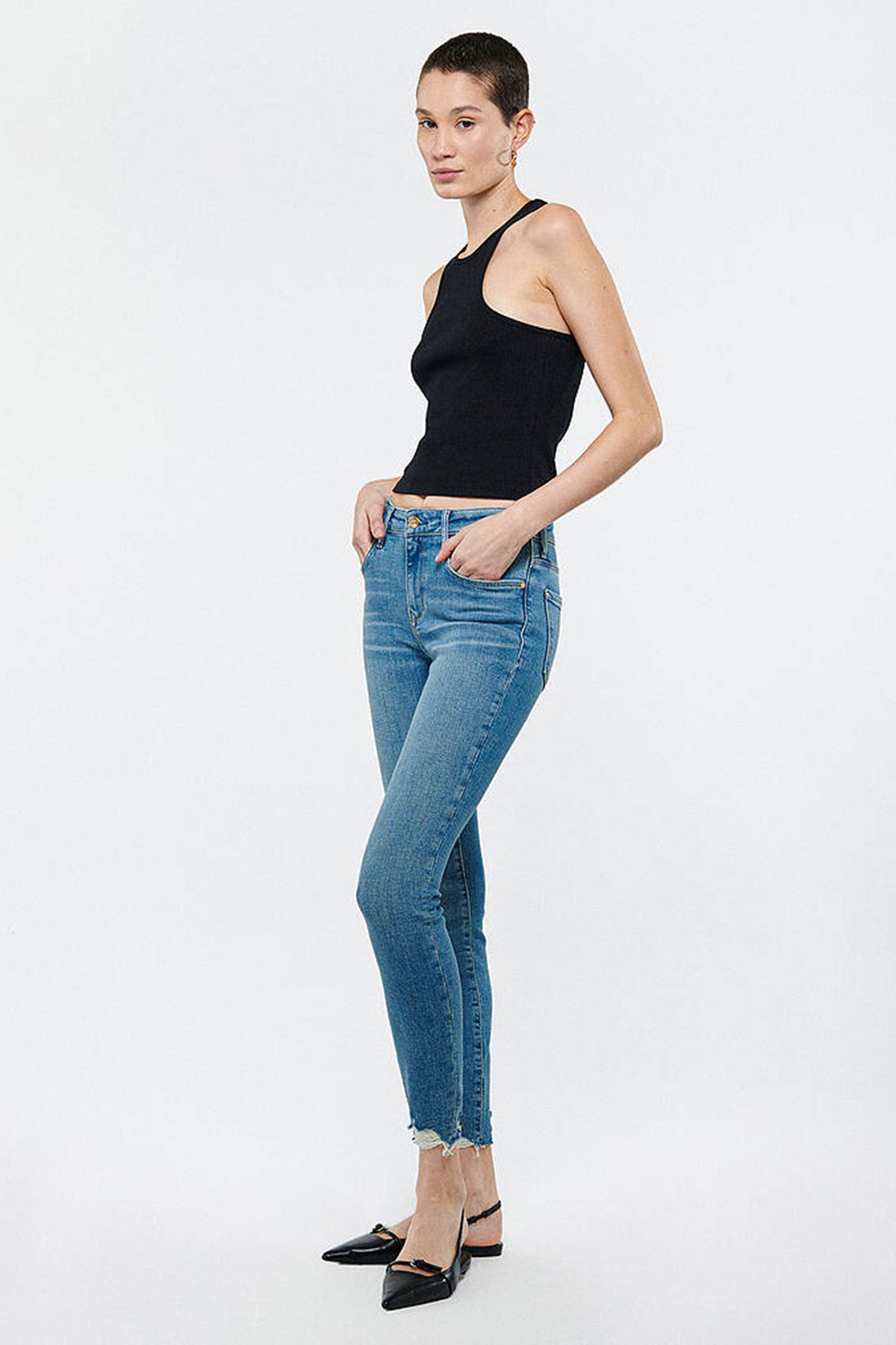Mavi Tess Yüksek Bel Skinny Fit Dar Paça Jeans Bayan Kot Pantolon 100328-84205 MAVİ