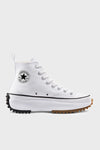 Converse Run Star Hike Bilekli Sneaker Bayan Ayakkabı 166799C 102 BEYAZ-SİYAH