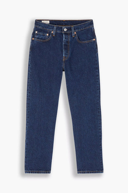 Levi's Pamuklu Yüksek Bel Straigt Leg 501 Jeans Bayan Kot Pantolon 36200-0179 LACİVERT