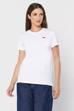 Levi's Pamuklu Regular Fit Bisiklet Yaka Bayan T Shirt 39185-0122 BEYAZ