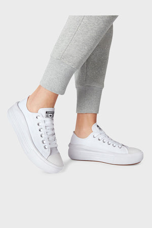 Converse Chuck Taylor Kalın Taban Spor Bayan Ayakkabı 570257C 102 Beyaz-Beyaz-Beyaz