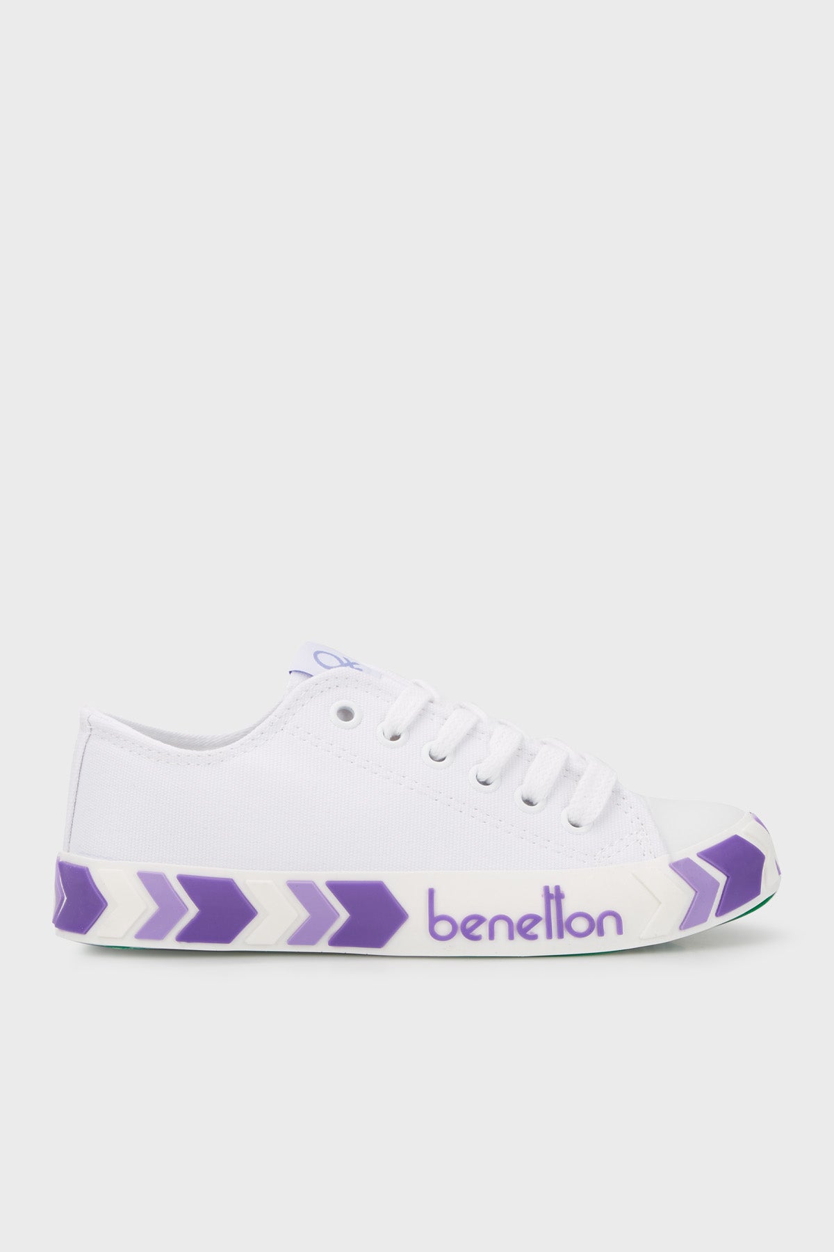 United Colors Of Benetton Sneaker Bayan Ayakkabı BN-30620 Beyaz-Lila