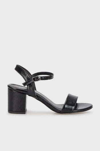 Pierre Cardin Kısa Topuklu Bayan Ayakkabı PC51863 Siyah Kırışık