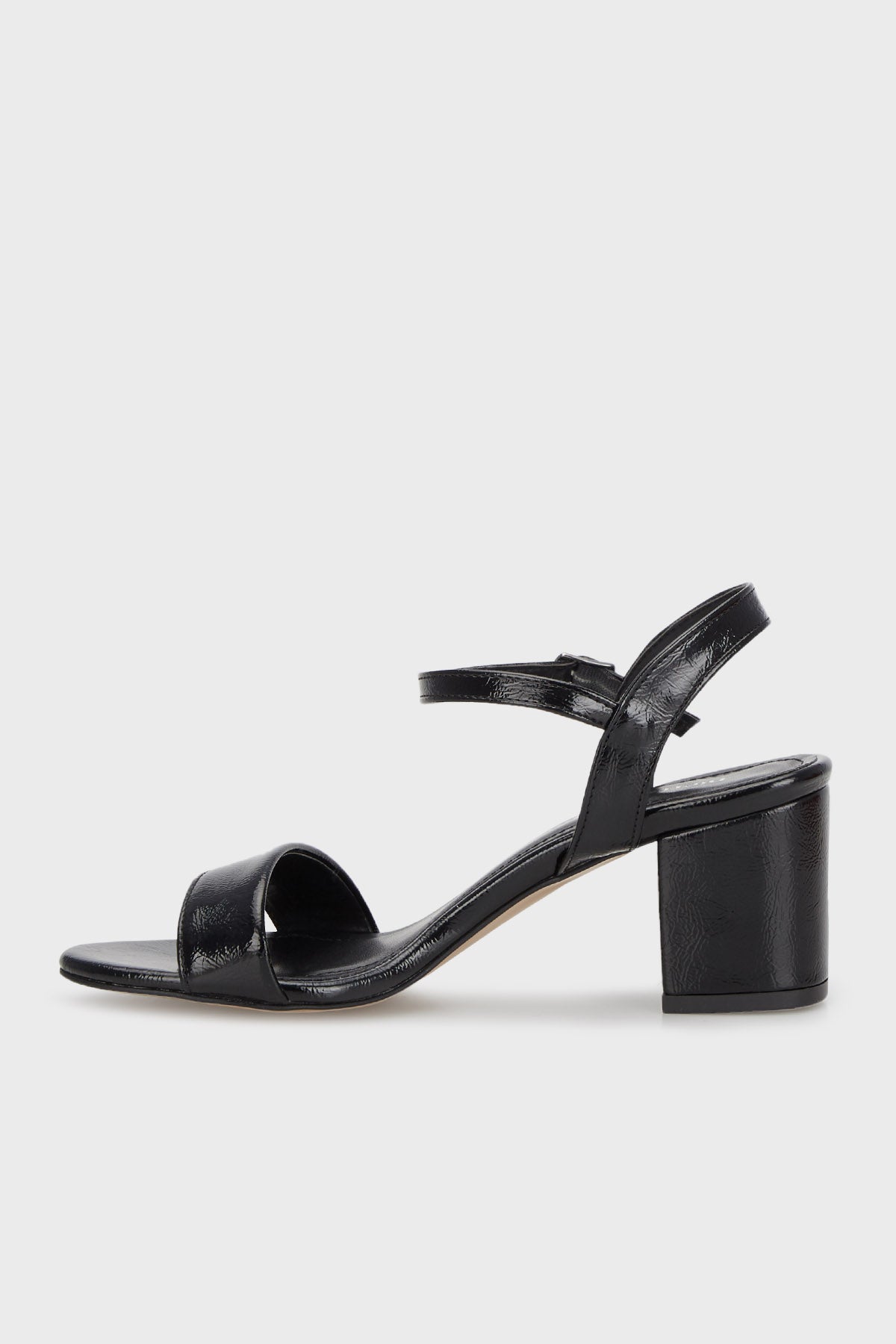 Pierre Cardin Kısa Topuklu Bayan Ayakkabı PC51863 Siyah Kırışık