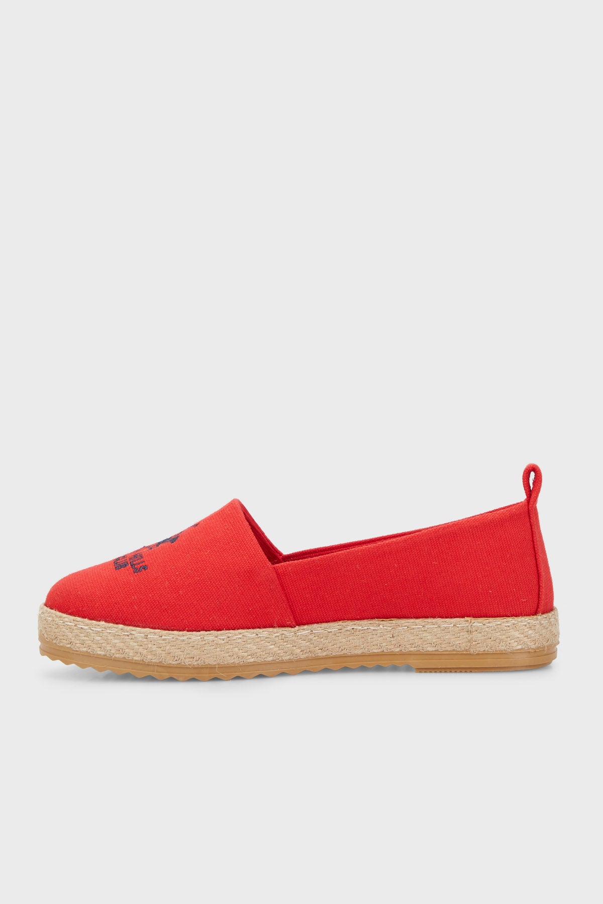 Beverly Hills Polo Club Logolu Espadril Slip-On Bayan Ayakkabı PO30096 KIRMIZI