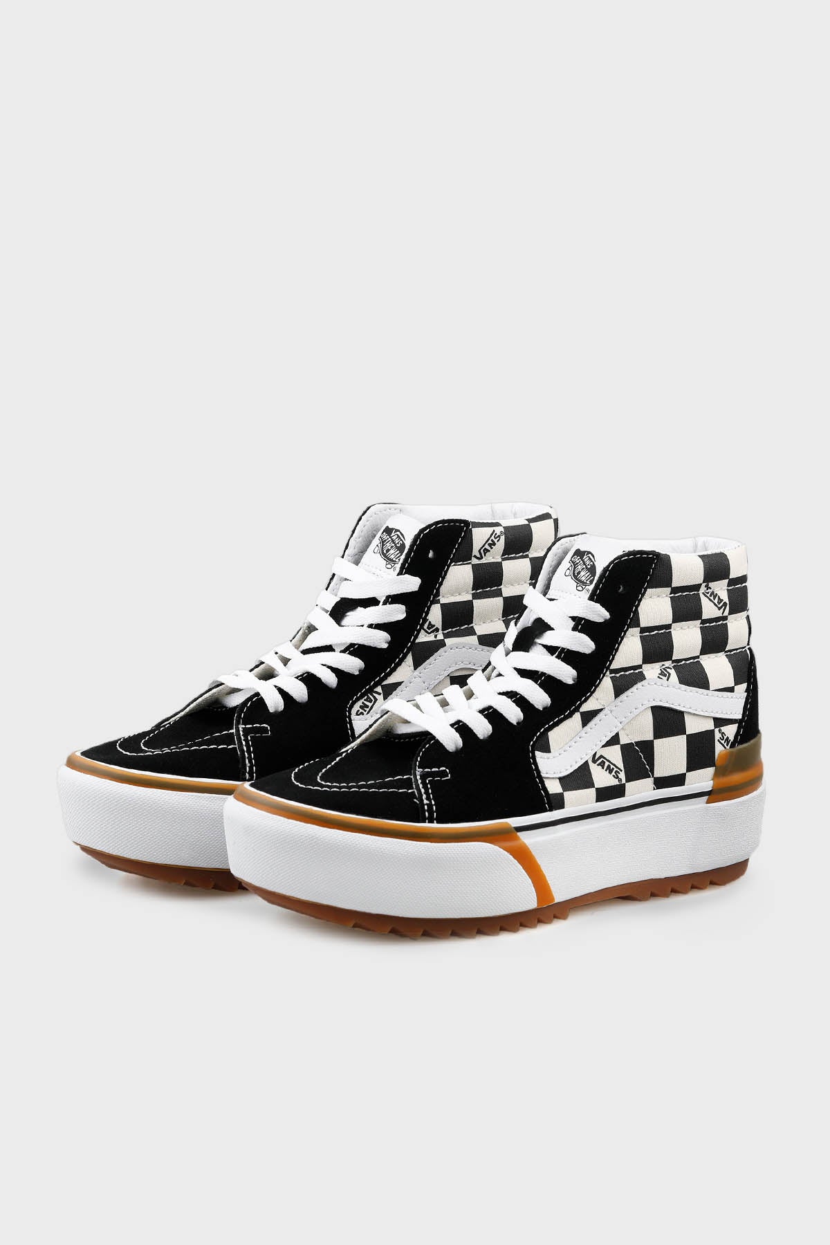 Vans UA SK8-Hi Stacked Günlük Bayan Ayakkabı VN0A4BTWVLV1 SİYAH-BEYAZ