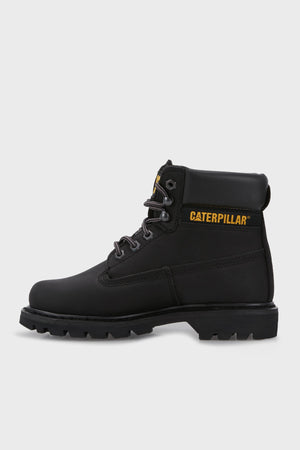 Cat Colorado Kaymaz Taban Deri Bayan Bot 015G100095 Black Nubuk