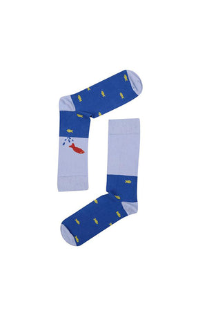 The Socks Company İndividualism Unisex Çorap 15KDCR120E Açık Mavi-Saks