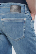 Mavi Pamuklu Regular Fit Düz Paça Hunter Jeans Erkek Kot Pantolon 0020233454 MAVİ
