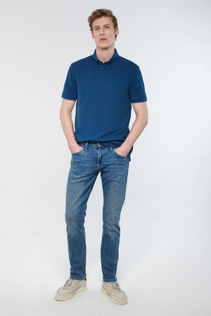 Mavi Marcus Pamuklu Normal Bel Slim Straight Daralan Paça Jeans Erkek Kot Pantolon 0035183704 AÇIK MAVİ