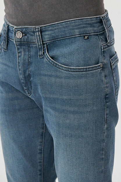 Mavi Marcus Slim Straight Normal Bel Daralan Paça Pamuklu Jeans Erkek Kot Pantolon 0035185210 MAVİ