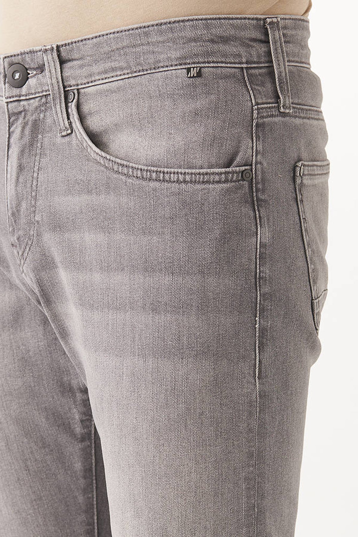 Mavi Skinny Dar Paça Normal Bel Pamuklu Jake Jeans Erkek Kot Pantolon 0042280590 GRİ