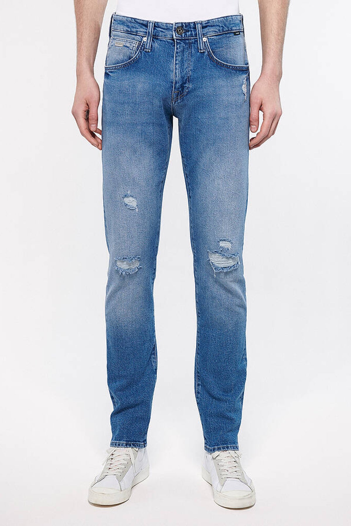 Mavi Jake Yırtıklı Pamuklu Normal Bel Skinny Fit Dar Paça Jeans Erkek Kot Pantolon 0042283796 MAVİ