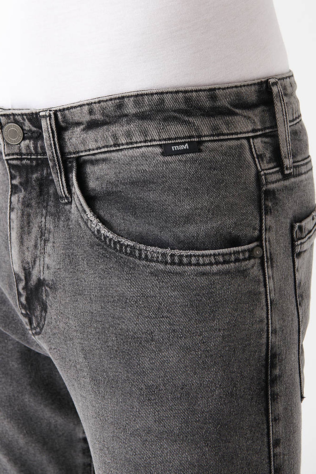 Mavi James Pamuklu Normal Bel Skinny Dar Paça Jeans Erkek Kot Pantolon 0042482164 KOYU GRİ