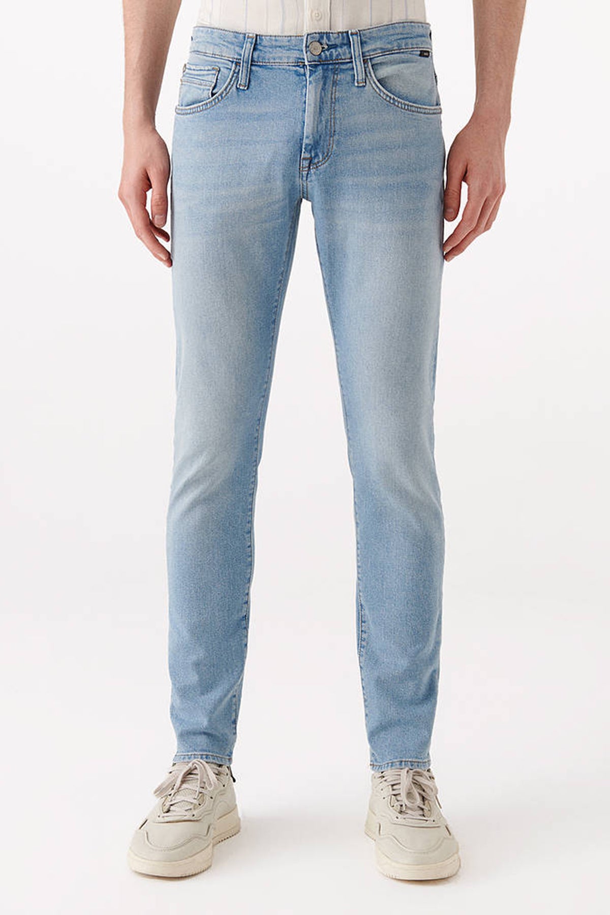 Mavi James Pamuklu Normal Bel Skinny Dar Paça Jeans Erkek Kot Pantolon 0042482680 AÇIK MAVİ