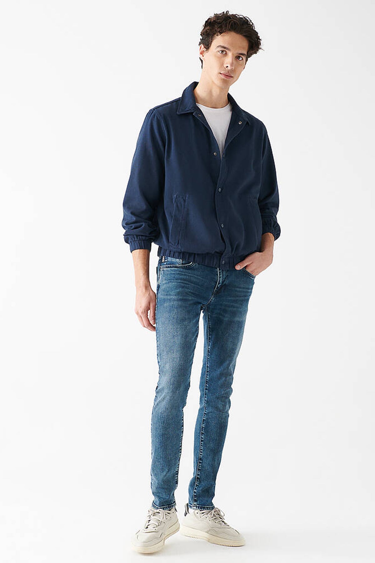 Mavi James Pamuklu Normal Bel Skinny Dar Paça Jeans Erkek Kot Pantolon 0042483027 MAVİ