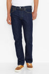 Levi's % 100 Pamuk Regular Fit Düz Paça 501 Jeans Erkek Kot Pantolon 00501-0101 KOYU MAVİ