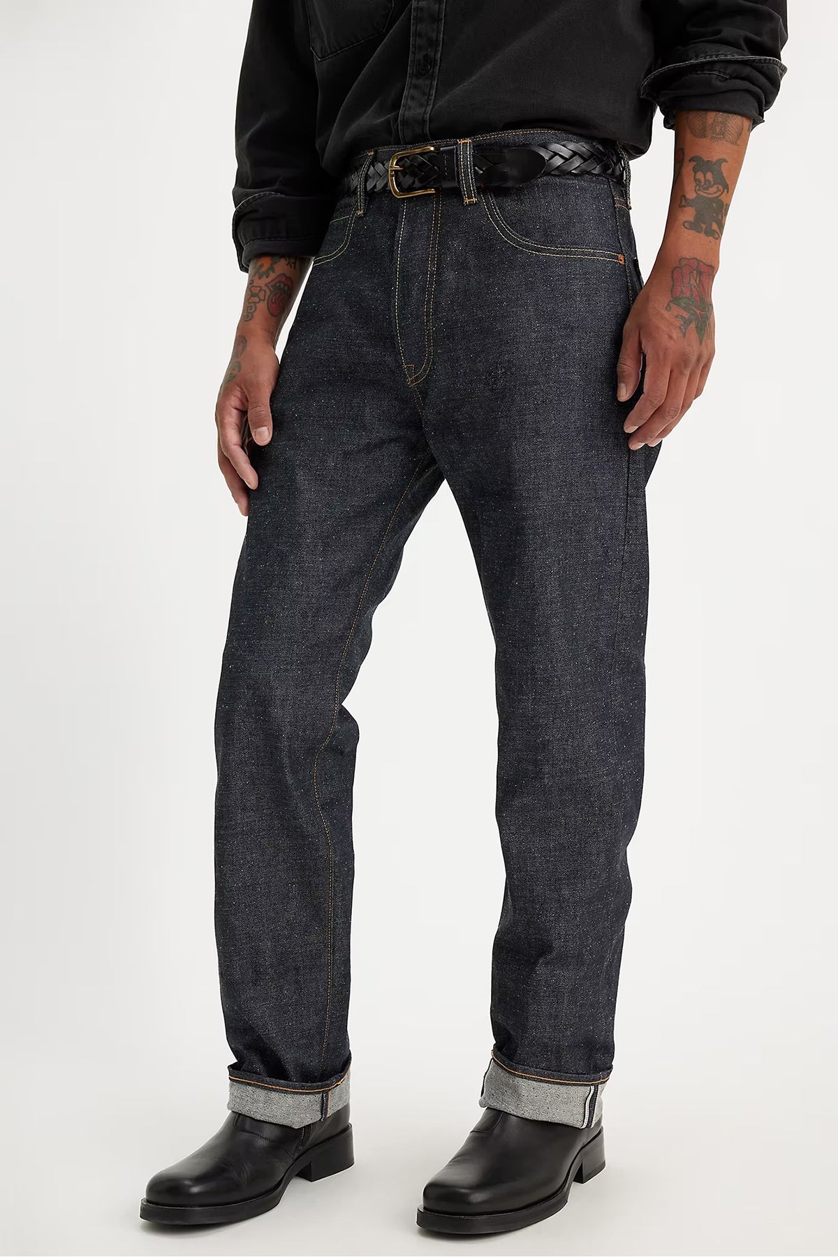 Levi's 501 Pamuklu Straight Fit Düz Paça Jeans Erkek Kot Pantolon 00501-3516 SİYAH