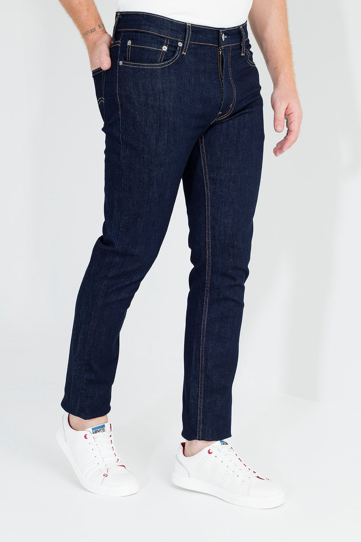 Levi's Slim Fit Dar Paça Pamuklu 511 Jeans Erkek Kot Pantolon 04511-4497 LACİVERT