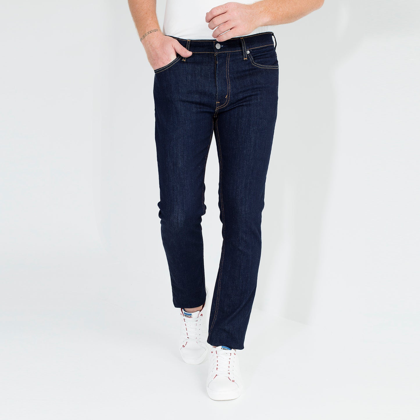 Levi's Slim Fit Dar Paça Pamuklu 511 Jeans Erkek Kot Pantolon 04511-4497 LACİVERT