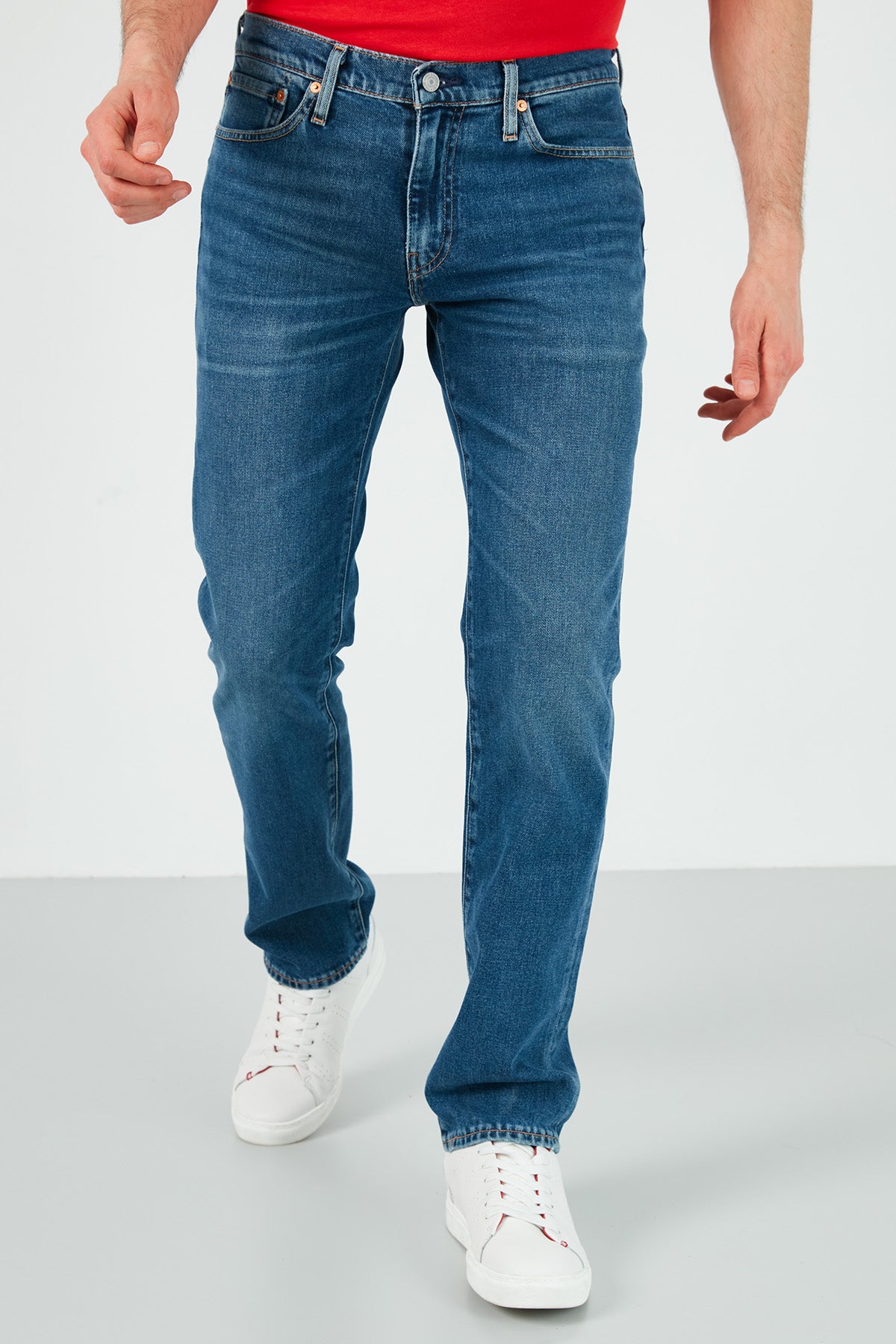 Levi&#39;s Slim Fit Pamuklu 511 Jeans Erkek Kot Pantolon 04511-4886 MAVİ