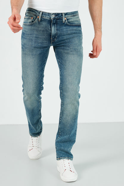 Levi's Slim Fit Pamuklu 511 Jeans Erkek Kot Pantolon 04511-4894 MAVİ