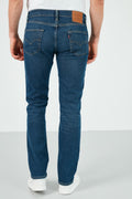 Levi's Slim Fit Pamuklu 511 Jeans Erkek Kot Pantolon 04511-5086 KOYU MAVİ