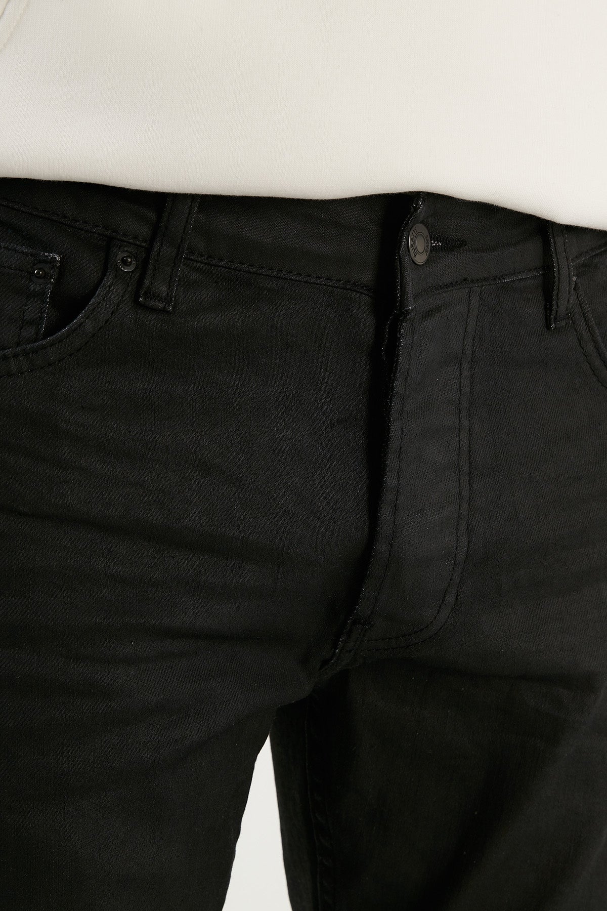 Buratti Pamuklu Normal Bel Slim Fit Dar Paça Jeans Erkek Kot Pantolon 1100M85NAPOLI SİYAH