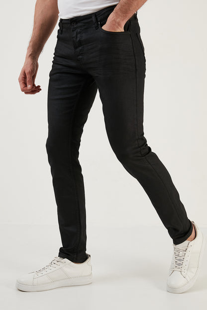 Buratti Pamuklu Normal Bel Slim Fit Dar Paça Jeans Erkek Kot Pantolon 1115F07NAPOLI SİYAH