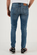 Buratti Pamuklu Normal Bel Slim Fit Dar Paça Jeans Erkek Kot Pantolon 1116F03NAPOLI MAVİ