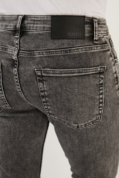 Buratti Pamuklu Normal Bel Slim Fit Dar Paça Jeans Erkek Kot Pantolon 1116F12NAPOLI GRİ