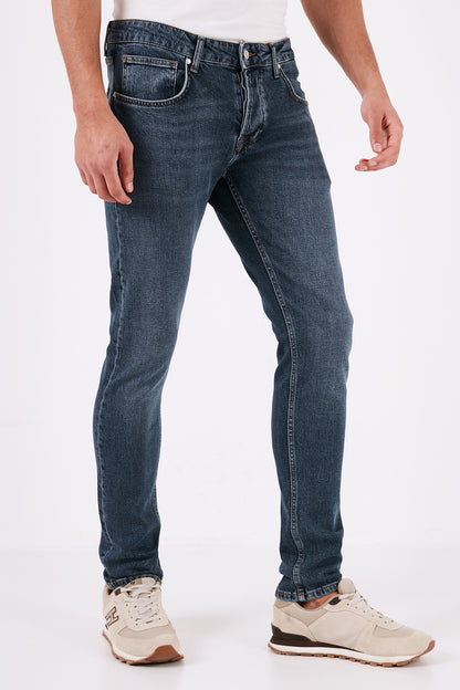 Buratti Pamuklu Normal Bel Slim Fit Dar Paça Jeans Erkek Kot Pantolon 1116J76NAPOLI LACİVERT