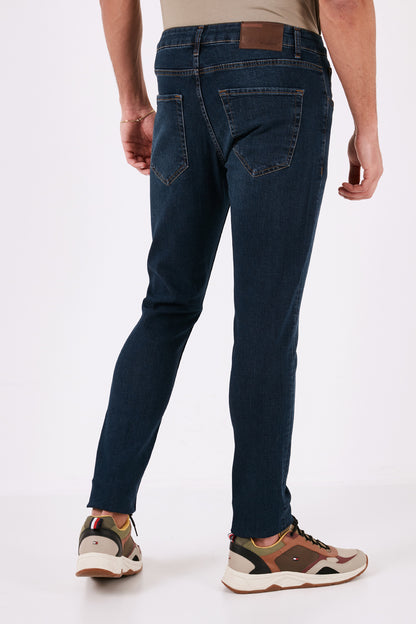 Buratti Pamuklu Normal Bel Slim Fit Dar Paça Jeans Erkek Kot Pantolon 1122J65NAPOLI LACİVERT