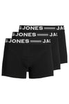 Jack & Jones Addıiıonals Sense 3 Pack Erkek Boxer 12081832 SİYAH