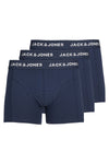 Jack & Jones Additionals Jacanthony Streç Pamuklu 3 Pack Erkek Boxer 12171946 LACİVERT