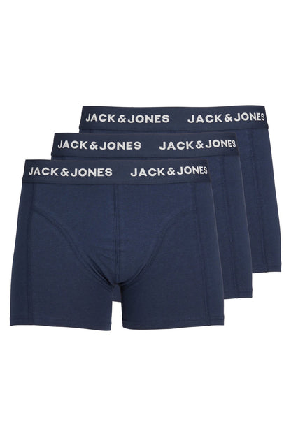 Jack & Jones Additionals Jacanthony Streç Pamuklu 3 Pack Erkek Boxer 12171946 LACİVERT