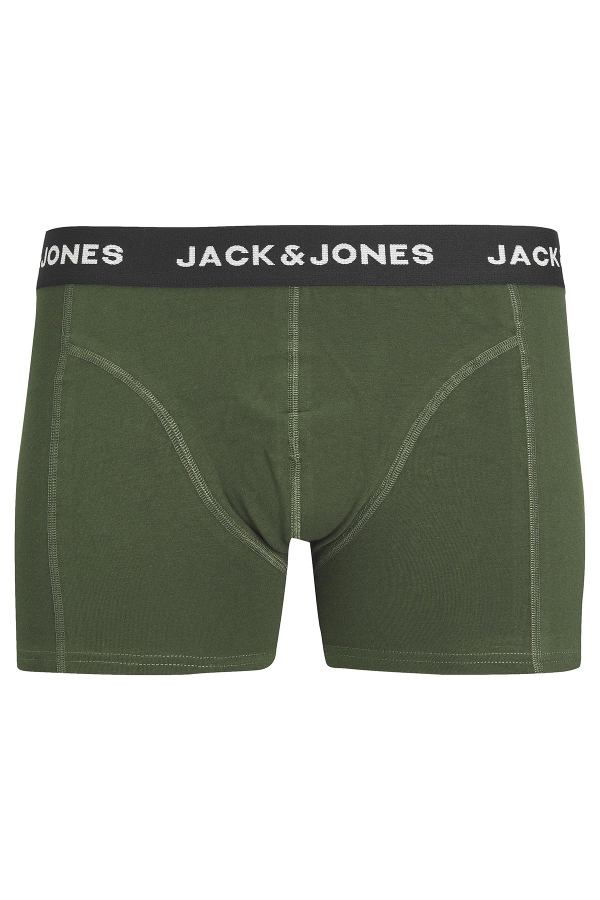 Jack &amp; Jones Accessoies Jordan Pamuklu Esnek Erkek Boxer 12241898 KOYU HAKİ