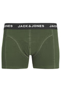 Jack & Jones Accessoies Jordan Pamuklu Esnek Erkek Boxer 12241898 KOYU HAKİ