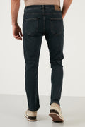 Buratti Pamuklu Normal Bel Slim Fit Boru Paça Jeans Erkek Kot Pantolon 2003M123PARMA LACİVERT
