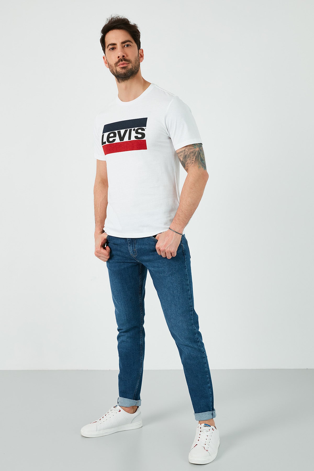 Levi's 512 Pamuklu Normal Bel Slim Fit Jeans Erkek Kot Pantolon 28833-0922 MAVİ