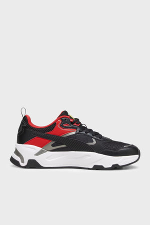 Puma Ferrari Trinity Sneaker Erkek Ayakkabı 30795001 SİYAH-KIRMIZI