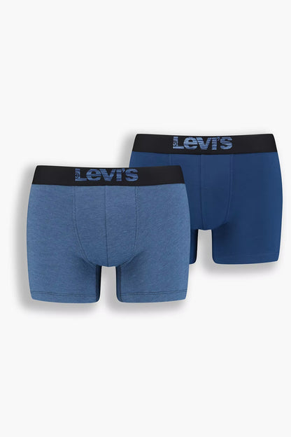 Levi's Logolu 2 Pack Erkek Boxer 37149-0621 LACİVERT