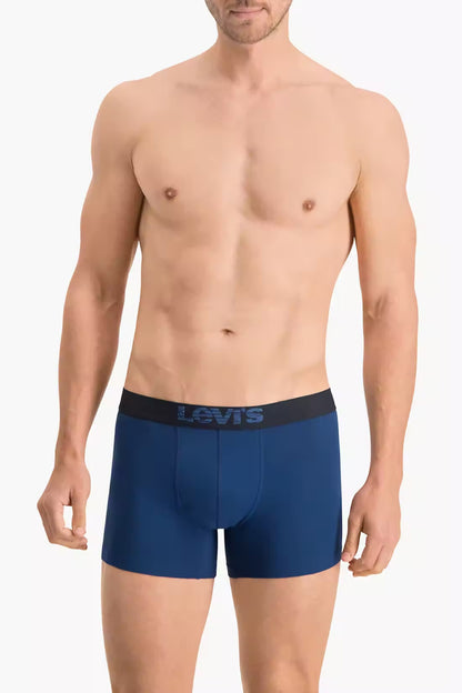 Levi's Logolu 2 Pack Erkek Boxer 37149-0621 LACİVERT