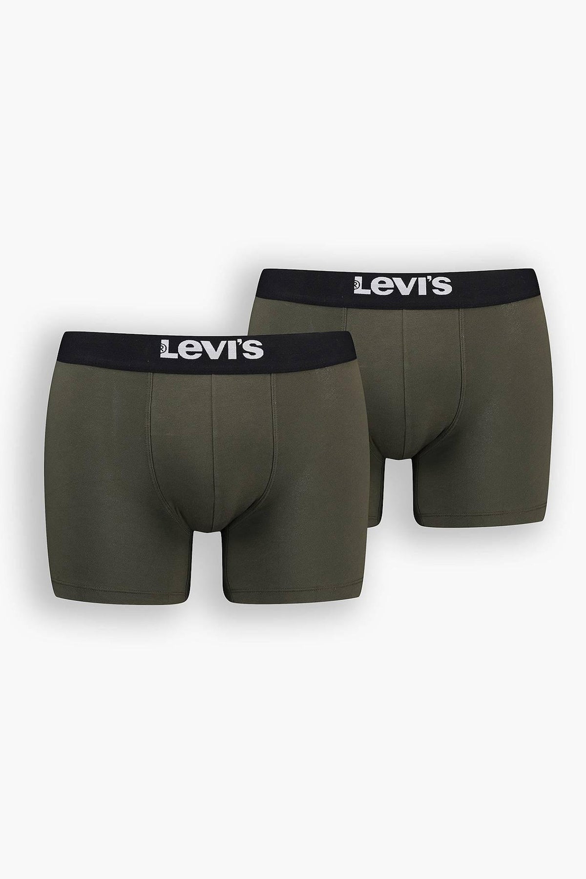 Levi's Pamuklu 2 Pack Erkek Boxer 37149-0808 KOYU HAKİ