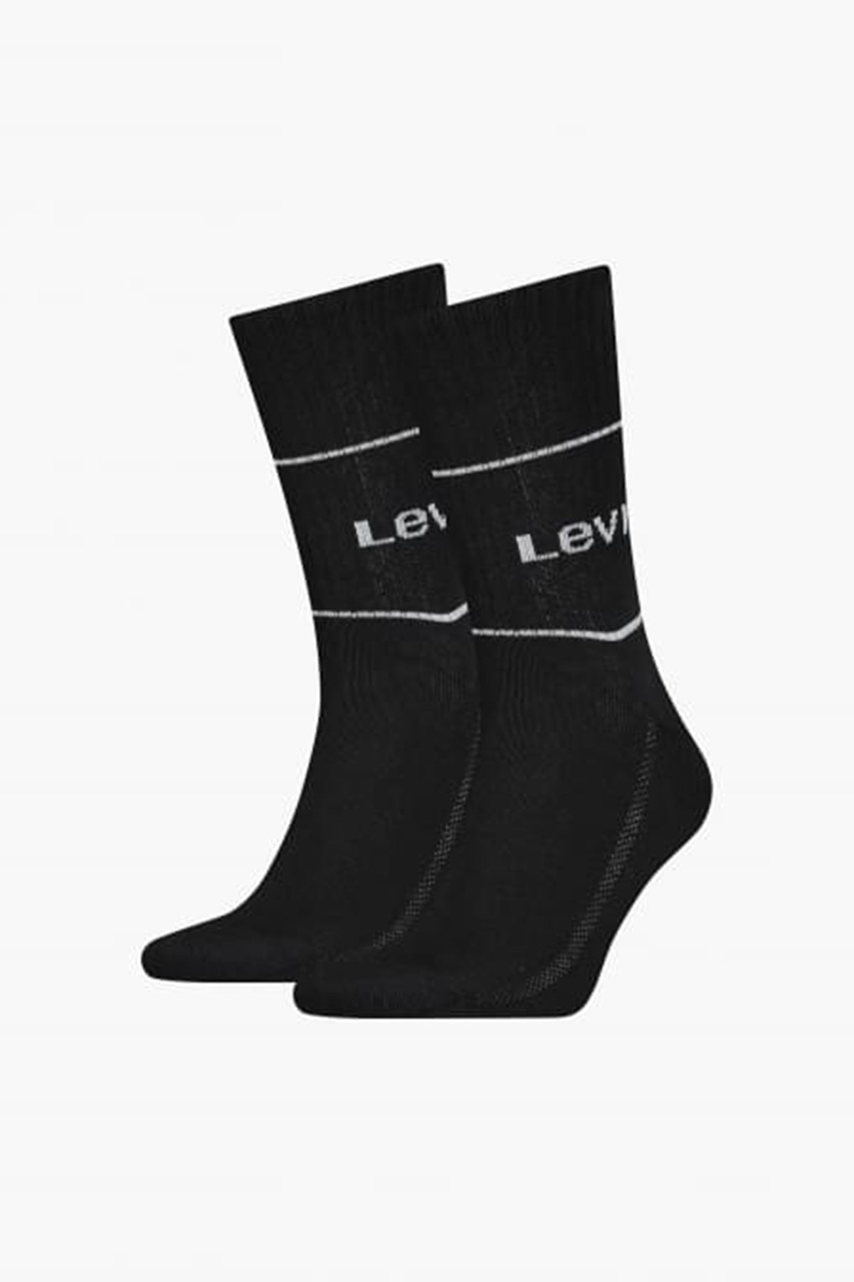Levi's Organik Pamuklu 2 Pack Uzun Erkek Çorap 37157-0666 SİYAH
