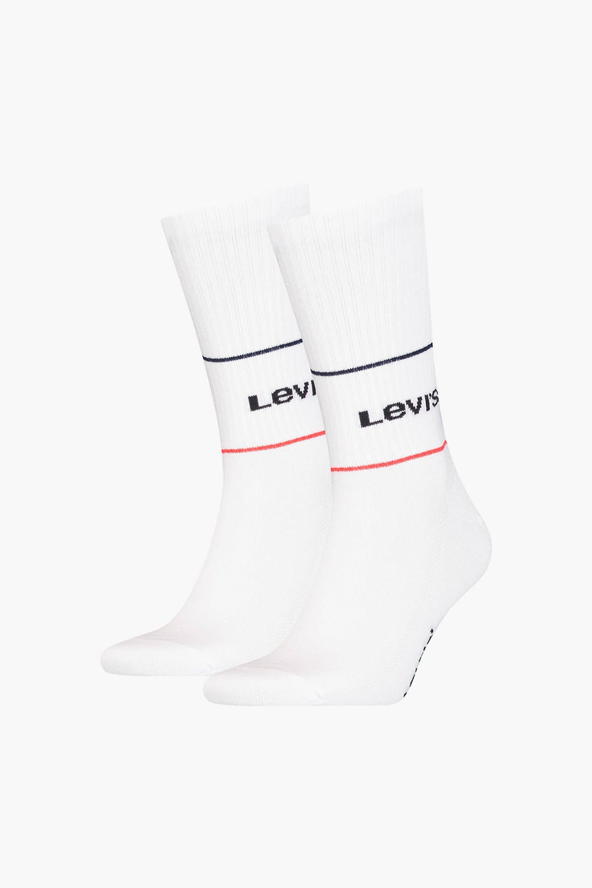 Levi's Organik Pamuklu 2 Pack Uzun Erkek Çorap 37157-0668 BEYAZ